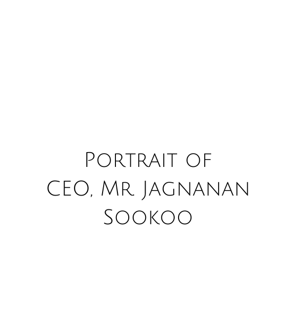 Portrait of CEO, Mr. Jagnanan Sookoo